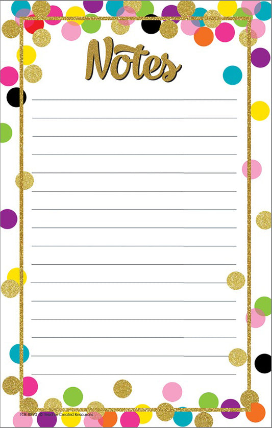 Confetti Notepad