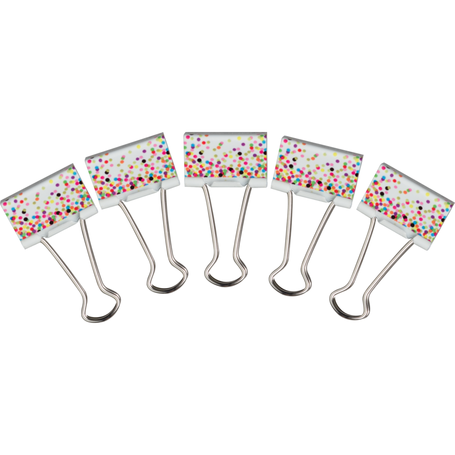 Confetti Medium Binder Clips